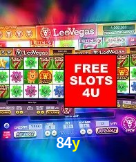 Slots com jackpots e giros grátis na 84y